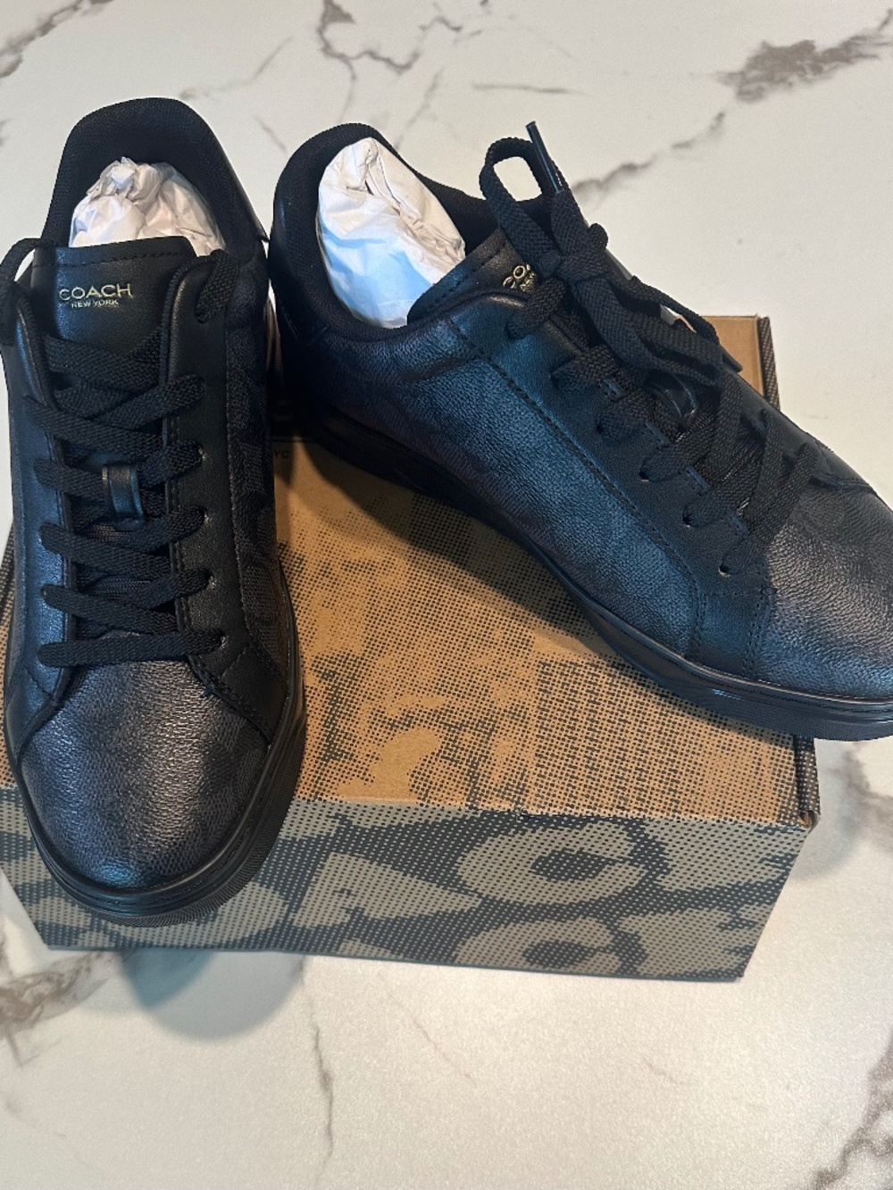 COACH High Line Sneaker in Signature Canvas – Brand New